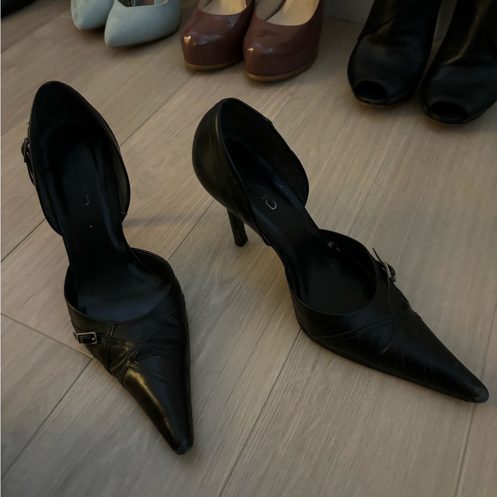 Aldo black heels